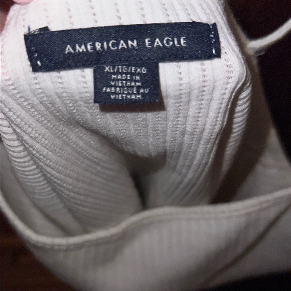 Cream Ribbed Women's Top - Picture 2 of 3